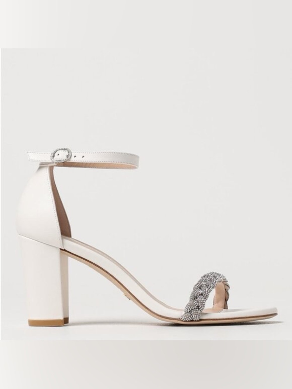 Stuart Weitzman Nearlynude Highshine 80MM Sandals
